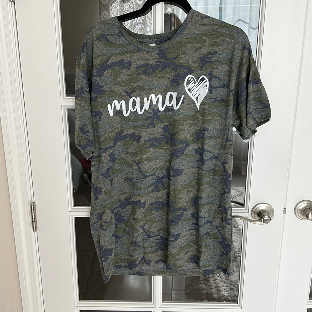 L.A.T Apparel Mama Camo tee